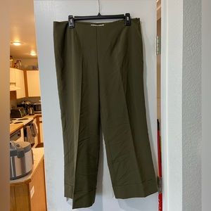 Forest Green Cropped Trouser